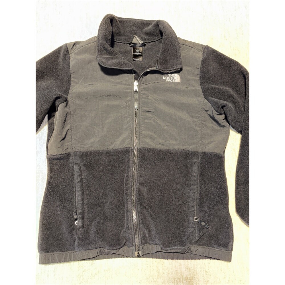 The North Face Youth Girls Size XL Black Denali Fleece Jacket Reversible